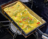 簡単！カニカマと豆苗の玉子焼き◎お弁当♪作り方3写真