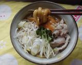 カレー肉南蛮うどん♪作り方4写真