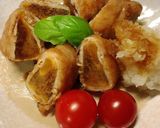柿の豚肉巻き作り方4写真