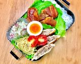 お弁当にマヨネーズ炒めパスタ作り方5写真