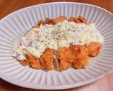 しば漬け入りタルタルソース☆チキン南蛮作り方3写真