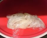 親子丼風、味染み、お麩と豆腐の玉子とじ丼作り方1写真