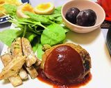 今日の夕飯はハンバーグ^o^のり塩ポテト作り方4写真