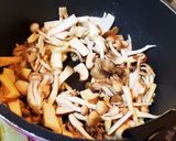 キノコのミルクチーズ スープ(豆腐入り)作り方1写真