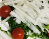 ダイコン&ベビーリーフのサラダ作り方2写真
