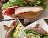 ハムとエッグのオープンドッグ作り方3写真