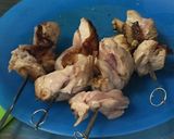 ハロウィンにおススメ☆バジル風味焼き鳥作り方6写真
