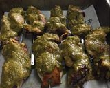 ハロウィンにおススメ☆バジル風味焼き鳥作り方7写真