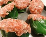 たっぷりごろっとピーマンの肉詰め作り方3写真