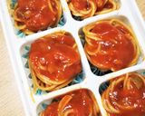 そのままお弁当に(^^)冷凍ミートパスタ作り方3写真