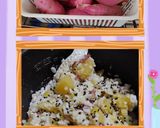 サツマイモ(簡単)炊き込みご飯作り方1写真