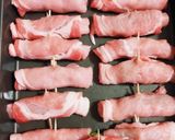 簡単☆アスパラの肉巻き☆生クリーム添え作り方1写真