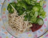 きゅうり・えのきの梅和え♪シャキツル食感作り方3写真