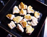 さつまいも・蓮根・鶏肉の照り照り炒め作り方2写真