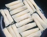 餃子の皮で、パリとろっベーコンチーズ巻き作り方4写真