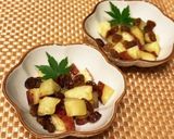 さつまいもとレーズンのしっとり炊き合わせ作り方12写真