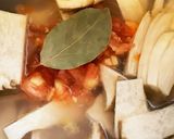 ムール貝の白ワイン蒸しの後のスープ作り方9写真