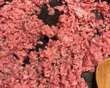 なすときのこのとろとろひき肉炒め作り方4写真