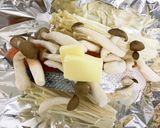 きのこたーっぷり！鮭のホイル焼き作り方4写真