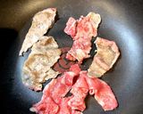 ごぼうと牛肉の甘辛炒め作り方2写真