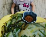 リカちゃん♡ニラのもちもちチヂミ風焼き♪作り方9写真
