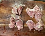 鶏肉とさつまいものレモン煮作り方1写真