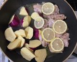 鶏肉とさつまいものレモン煮作り方6写真