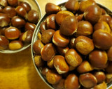 栗の渋皮煮、【毛抜】で楽しく、鬼皮剥き❢作り方1写真