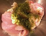 鶏胸肉の青のりマヨ焼き♡簡単作り方1写真