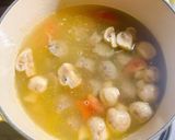 ひよこ豆とアボカドのスープ作り方6写真