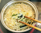 えのきと卵とワカメのスープ・中華風スープ作り方3写真