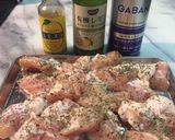 揚げない鶏唐揚げレモンバジル風味作り方1写真