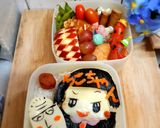 簡単キャラ弁『チコちゃん』前日作で楽々♪作り方2写真
