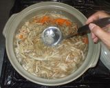 ごぼう鍋♪簡単豚肉根菜と作り方9写真