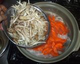 ごぼう鍋♪簡単豚肉根菜と作り方8写真