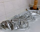 簡単フライパンで♪鮭のホイル焼き作り方4写真