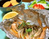 簡単フライパンで♪鮭のホイル焼き作り方8写真