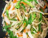 野菜たっぷり春雨炒め！作り方4写真