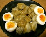 ★にんにくみそのサトイモバター★作り方5写真