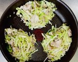 チーズinとん平焼き＊玉子焼き器で綺麗に作り方5写真