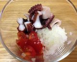 タコとトマトの冷製パスタ☆作り方2写真