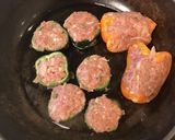 レンコン入りピーマン肉詰め作り方4写真