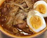 1人ランチ★辛いラーメンサッポロ1番★作り方4写真