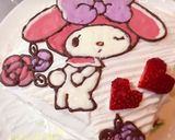 可愛い四角いケーキ マイメロ その他作り方5写真