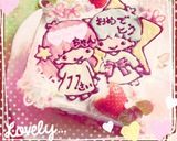 可愛い四角いケーキ マイメロ その他作り方6写真