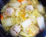 肉団子と白菜のポトフ作り方5写真