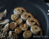 おうちガレット海老ホタテ舞茸焦がしバター作り方3写真