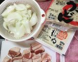 コスパ抜群　肉豆腐うどんすき焼き鍋作り方1写真