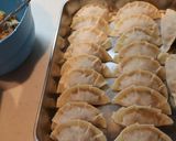 蓮根と九条ネギ入り餃子作り方5写真