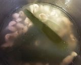 ヘルシー、熱々味噌もつ煮込み作り方1写真